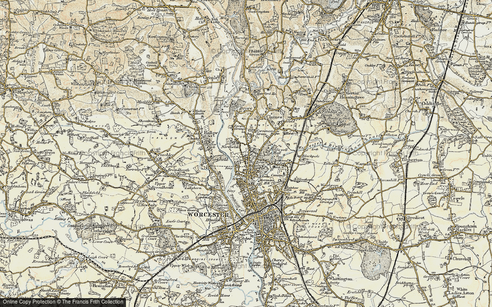 Old Map of Northwick, 1899-1902 in 1899-1902
