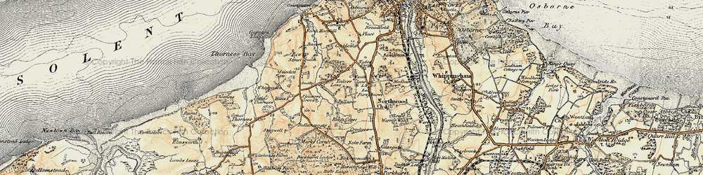 Old map of Northwood in 1899-1909