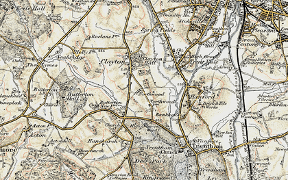Old map of Northwood in 1902