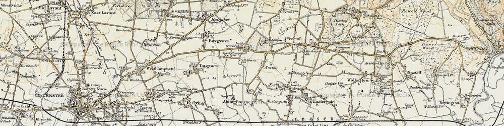 Old map of Norton in 1897-1899