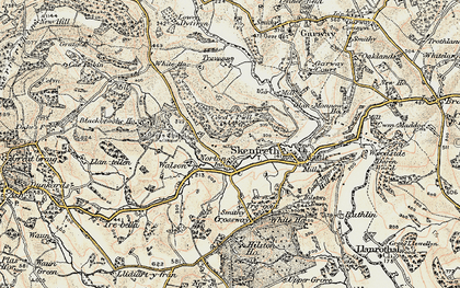 Old map of Norton in 1899-1900