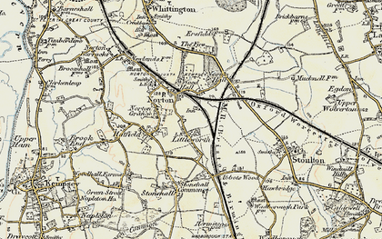 Old map of Norton in 1899-1901