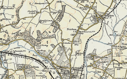 Old map of Norton in 1899-1901