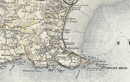 Old map of Norton in 1900-1901
