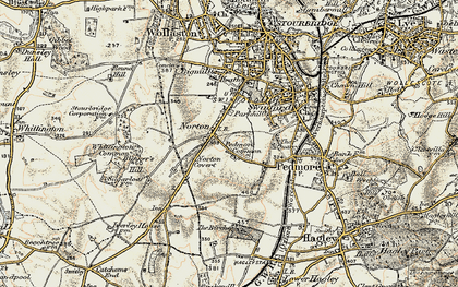 Old map of Norton in 1901-1902