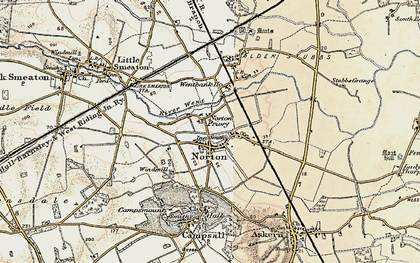 Old map of Norton in 1903