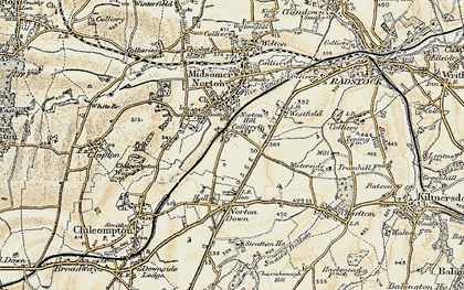 Old map of White Post in 1899