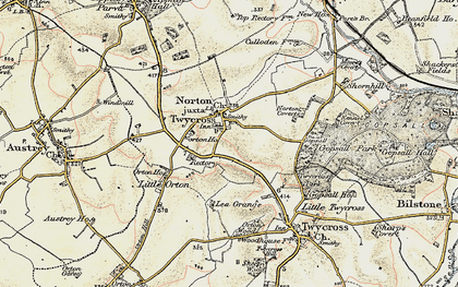 Old map of Norton-Juxta-Twycross in 1902-1903