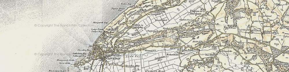 Old map of Norton's Wood in 1899