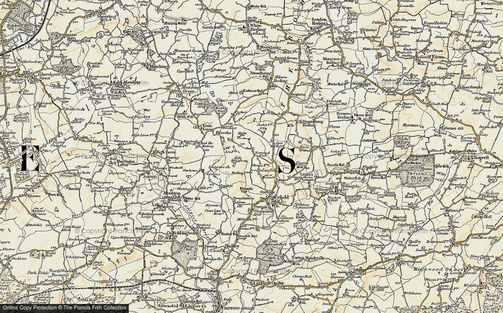 Old Map of Norwood End, 1898 in 1898