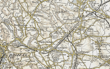 Old map of Norwood Green in 1903