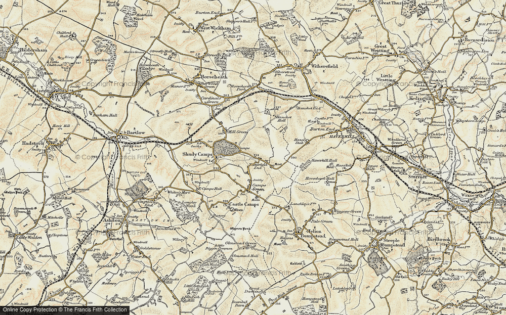 Old Map of Nosterfield End, 1898-1901 in 1898-1901