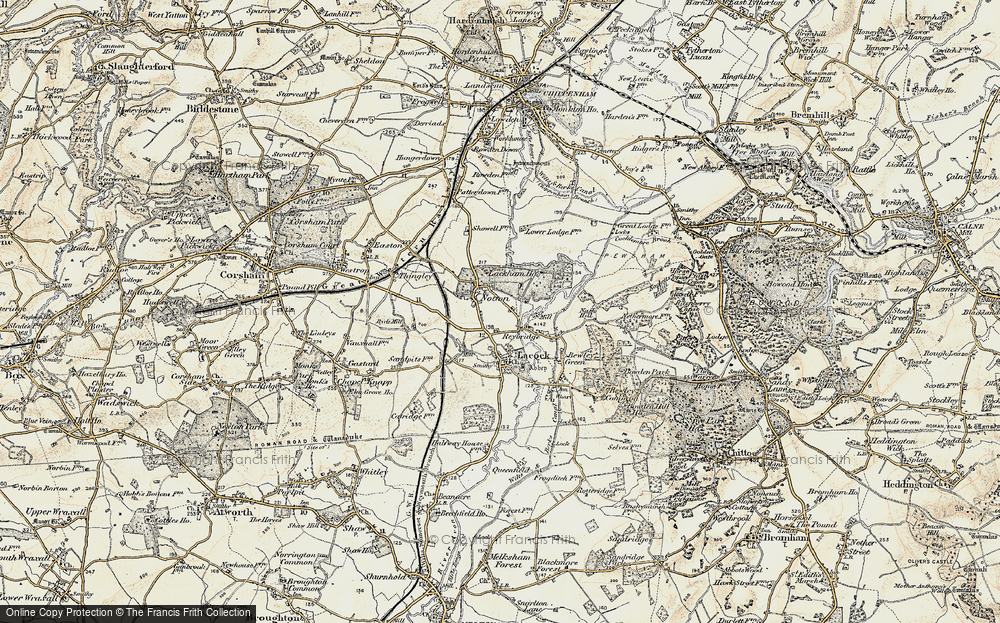 Old Map of Notton, 1899 in 1899
