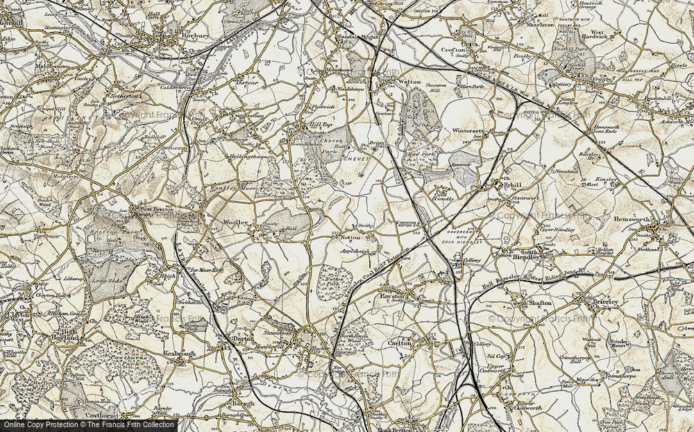 Old Map of Notton, 1903 in 1903