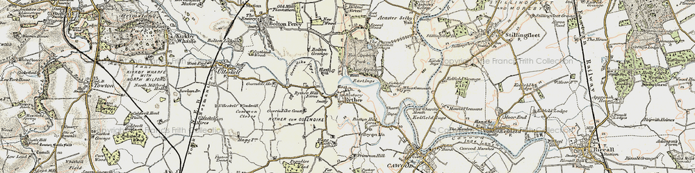 Old map of Wharfe Ings in 1903