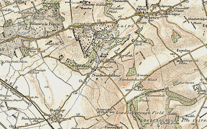 Old map of Bratt Wood in 1903