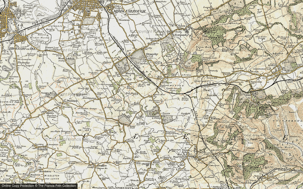 Old Map of Nunthorpe, 1903-1904 in 1903-1904