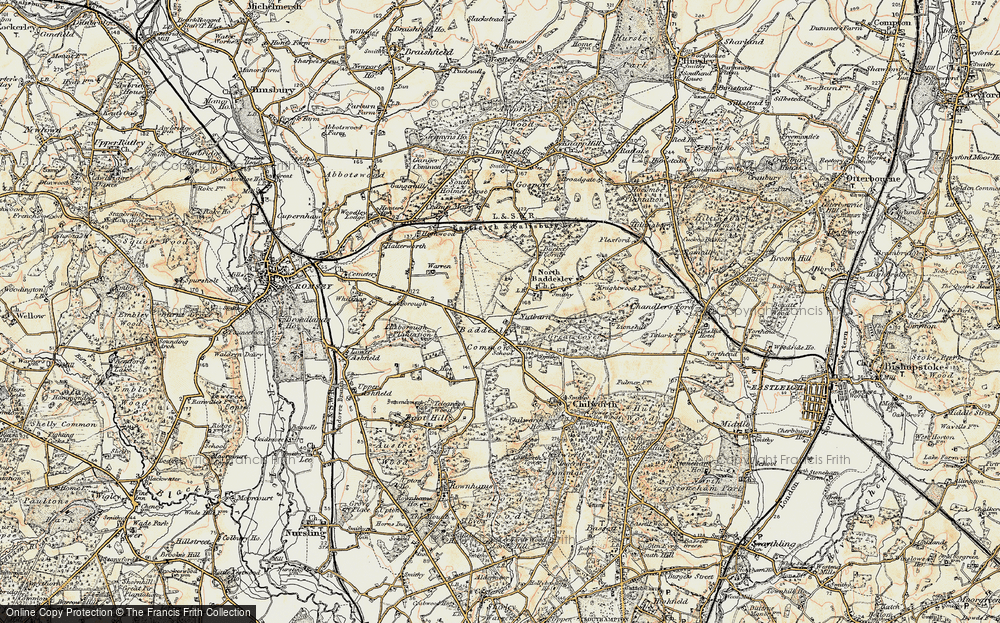 Old Map of Nutburn, 1897-1909 in 1897-1909