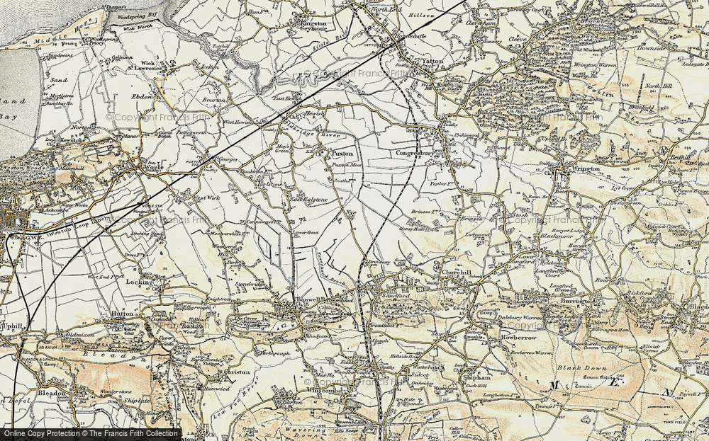 Old Map of Nye, 1899-1900 in 1899-1900