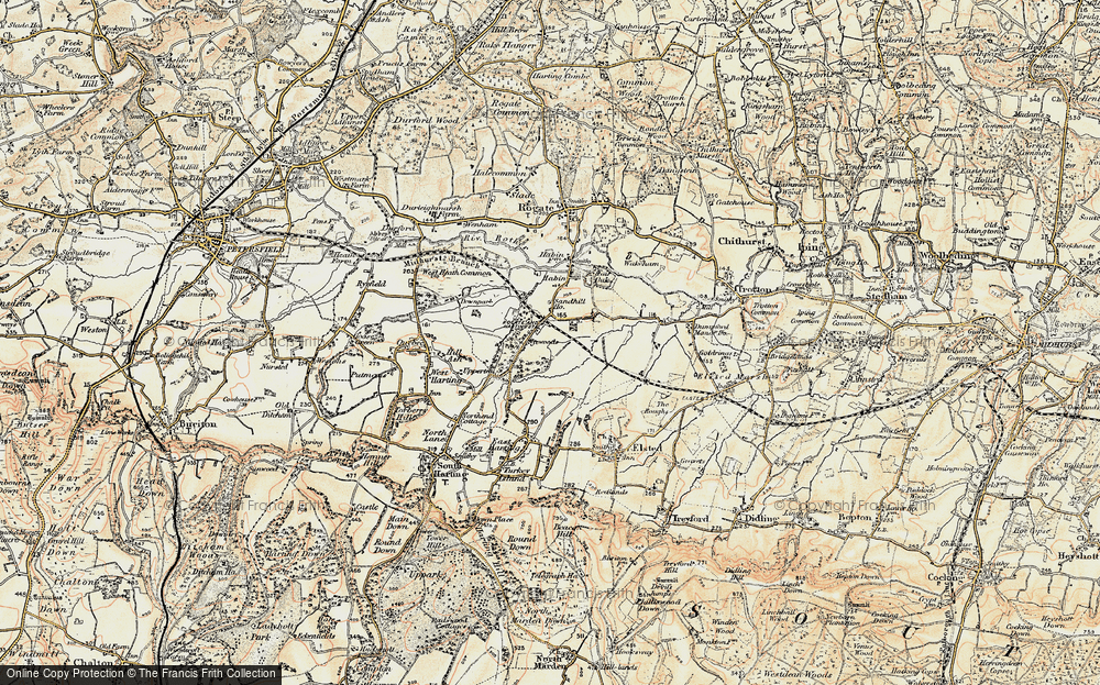 Old Map of Nyewood, 1897-1900 in 1897-1900