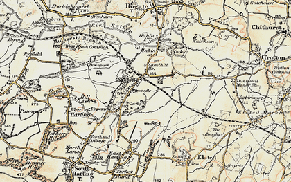 Old map of Nyewood in 1897-1900