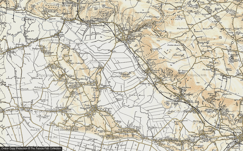 Old Map of Nyland, 1899-1900 in 1899-1900