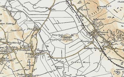 Old map of Nyland in 1899-1900