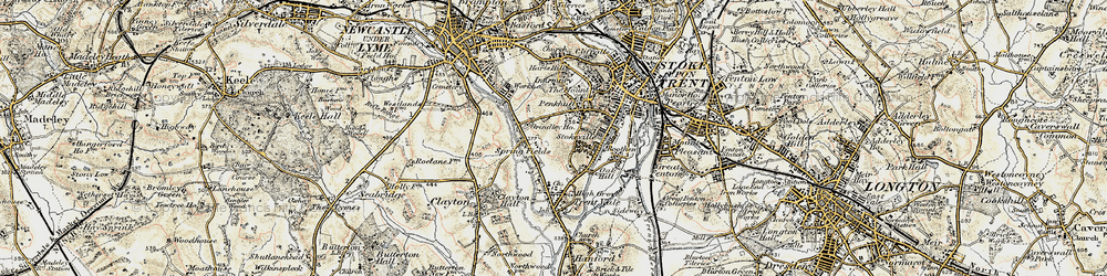 Old map of Oak Hill in 1902