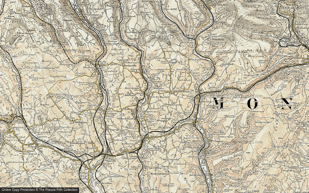 Old Map of Oakdale, 1899-1900 in 1899-1900