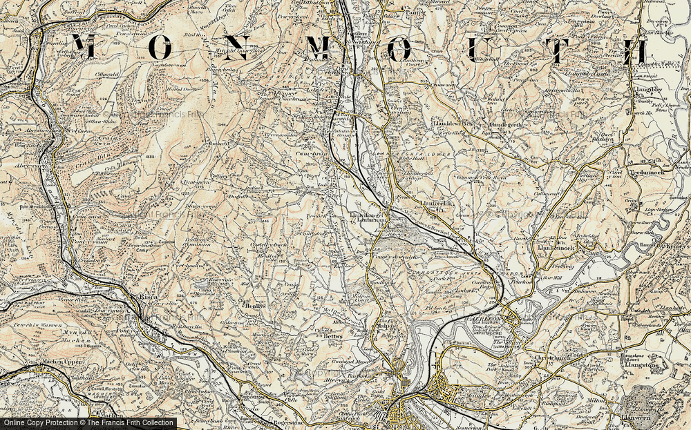 Old Map of Oakfield, 1899-1900 in 1899-1900