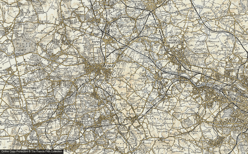 Old Map of Oakham, 1902 in 1902