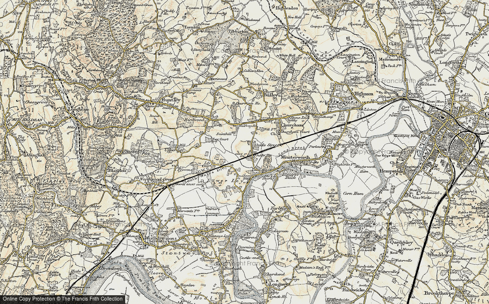 Old Map of Oakle Street, 1898-1900 in 1898-1900