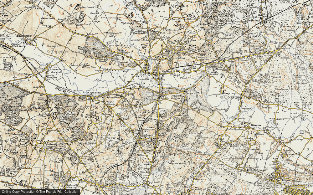 Old Map of Oakley, 1897-1909 in 1897-1909
