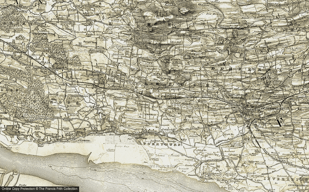 Old Map of Oakley, 1904-1906 in 1904-1906