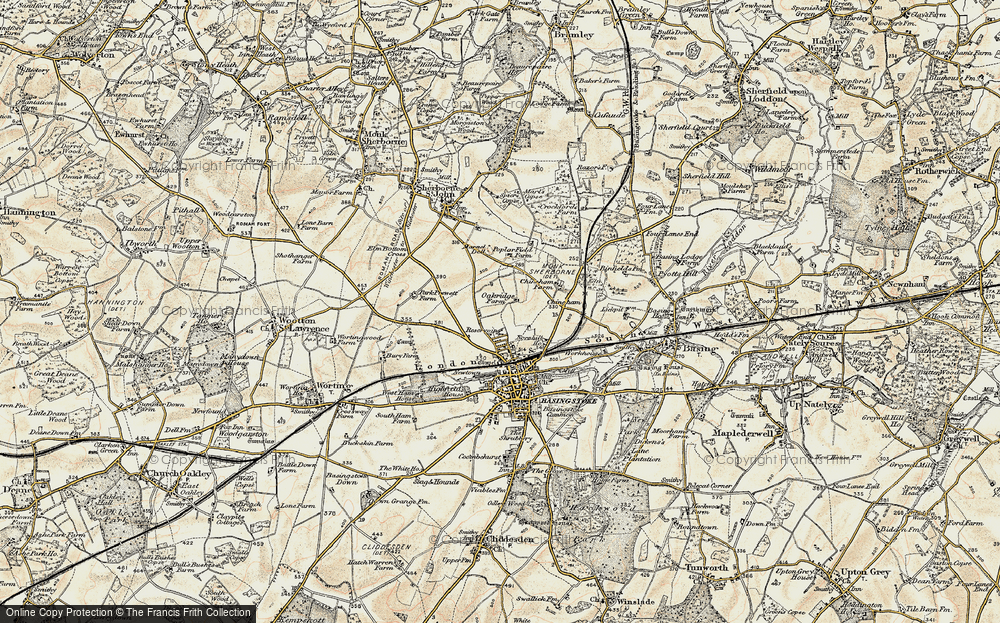 Old Map of Oakridge, 1897-1900 in 1897-1900