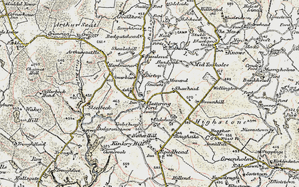 Old map of Ash, The in 1901-1904