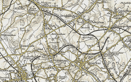 Old map of Oakwell in 1903