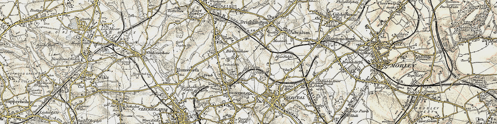 Old map of Oakwell in 1903