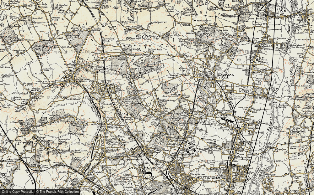 Old Map of Oakwood, 1897-1898 in 1897-1898
