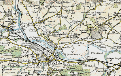 Old map of Oakwood in 1901-1904