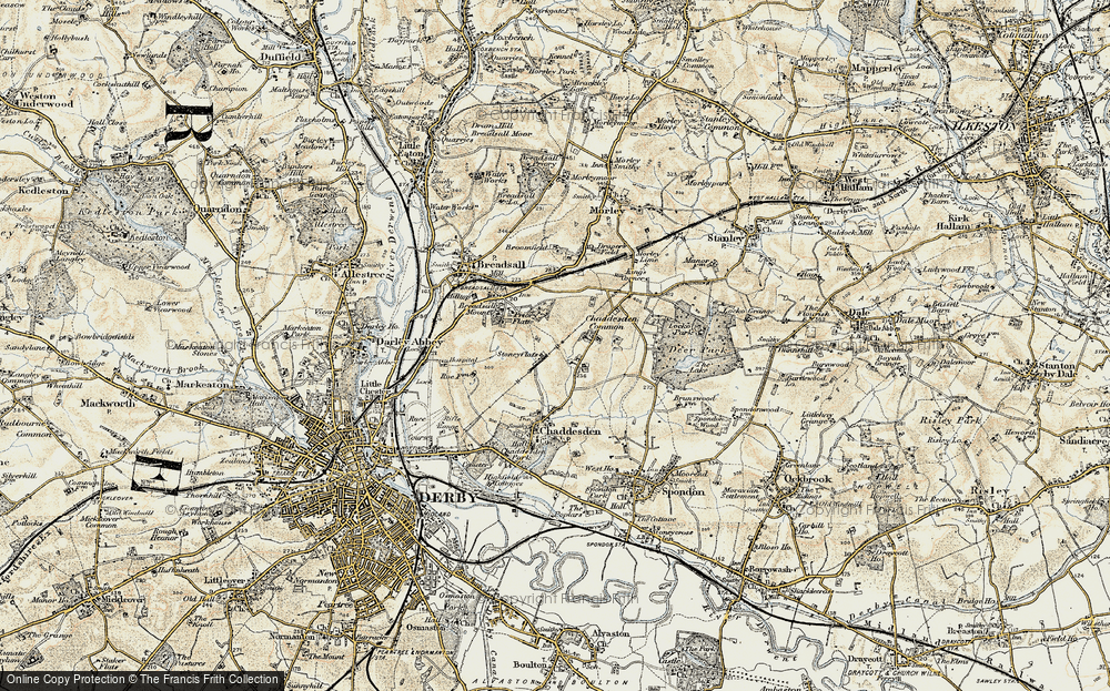 Old Map of Oakwood, 1902-1903 in 1902-1903