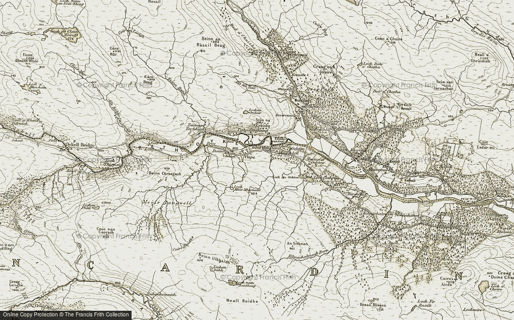 Old Map of Oape, 1908-1912 in 1908-1912
