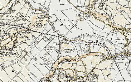 Old map of Oath in 1898-1900