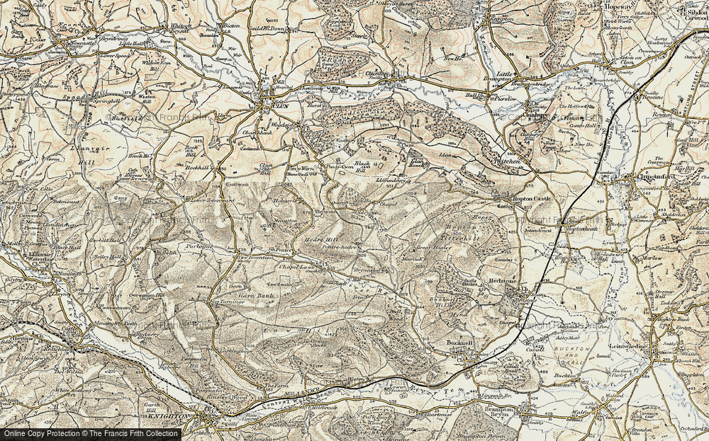 Old Map of Obley, 1901-1903 in 1901-1903