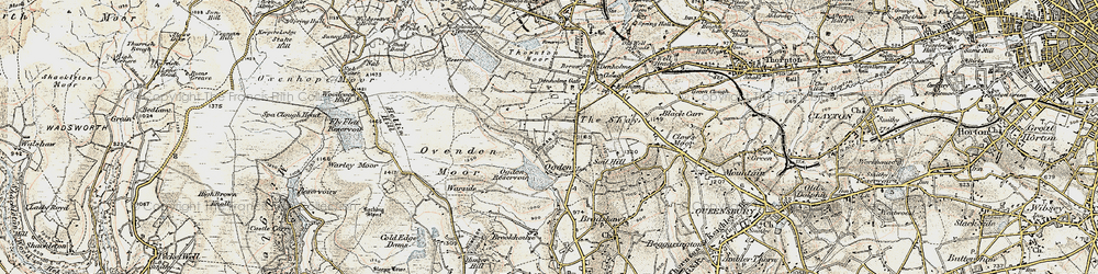 Old map of Ogden in 1903