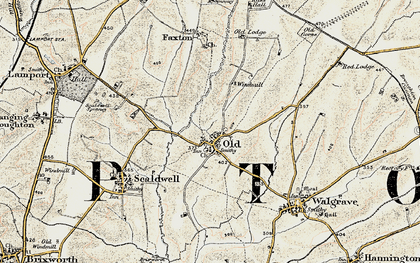 Old map of Old in 1901