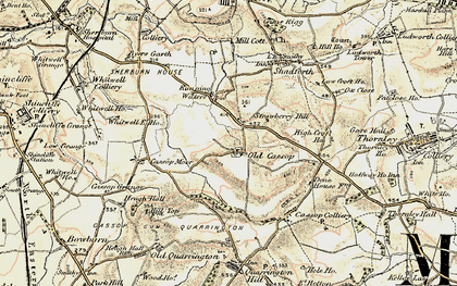 Old map of Old Cassop in 1901-1904