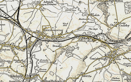 Old map of Old Denaby in 1903