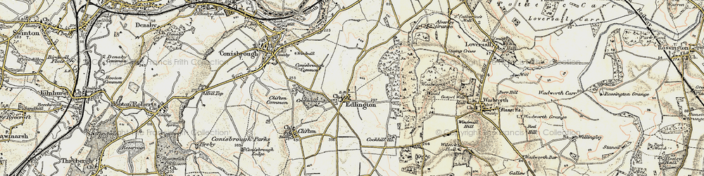 Old map of Old Edlington in 1903