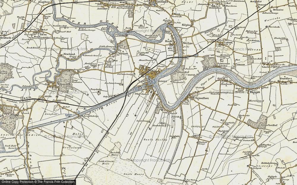 Old Map of Old Goole, 1903 in 1903
